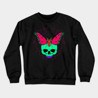 Popular Skull and butterfly Crewneck Sweatshirt